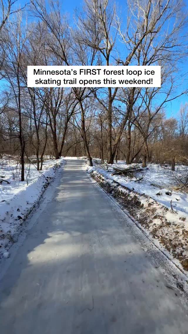 *NEW* Forest Ice Skating Loop in Minnesota! [ save this to your mn ...