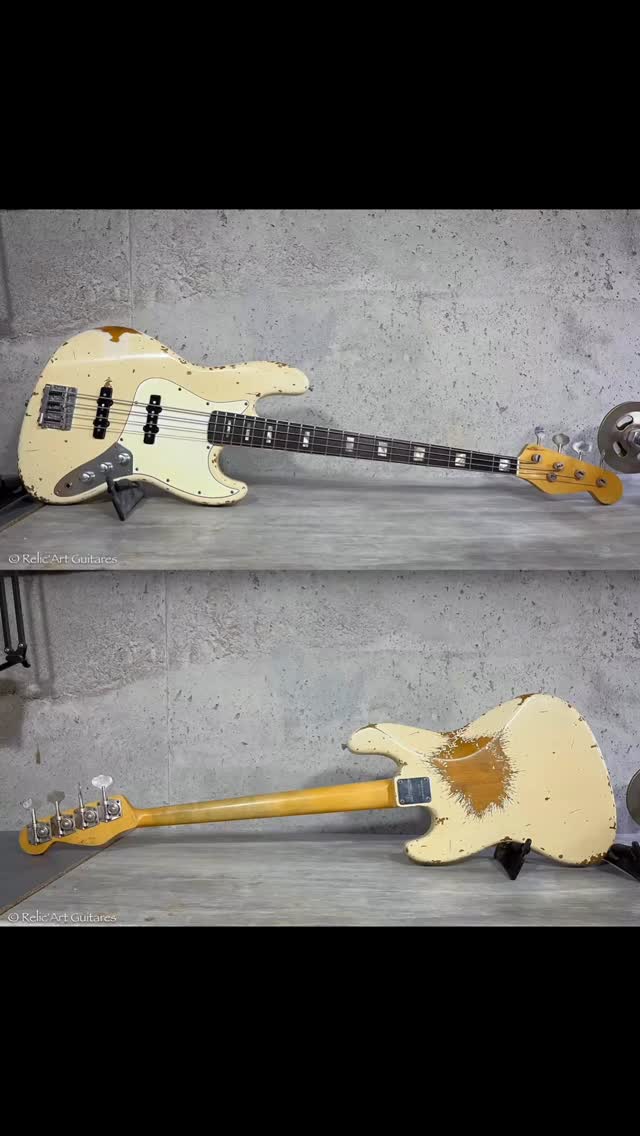 🎸 Project #773 – Bacchus Jazz Bass in Vintage White Nitro Relic