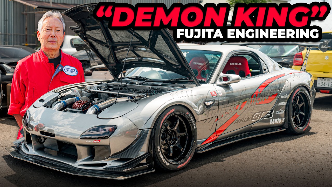 Demon King RX-7 Rotary Legend Ridealong in Japan FEED Fujita