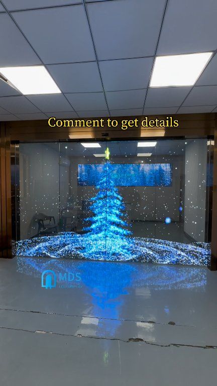Not just a window, but a stunning transparent LED display—your space ...