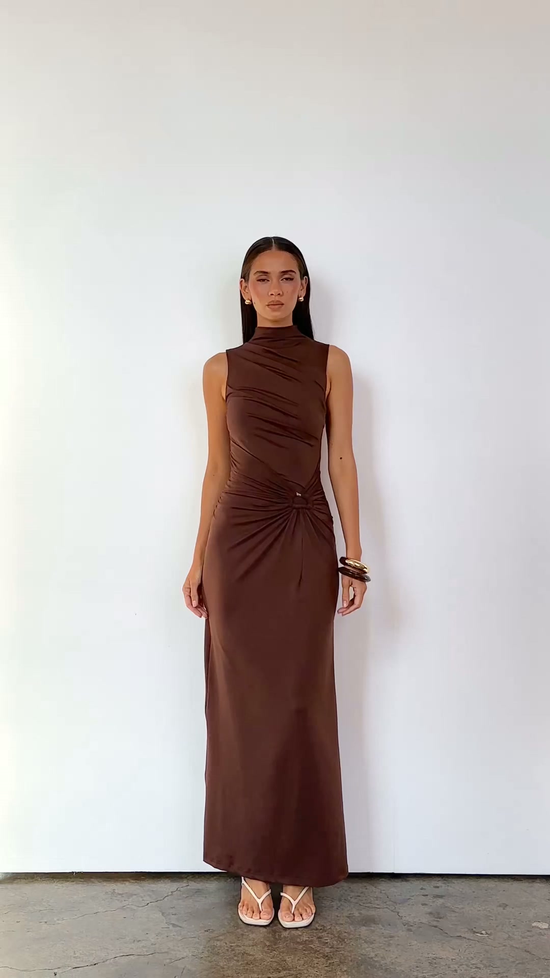 gingham and heels brown dress A choc moment in the Brynlee Maxi 🤎, https://ginghamandheels.com/products/brynlee-maxi-dress-chocolate | Mini dress