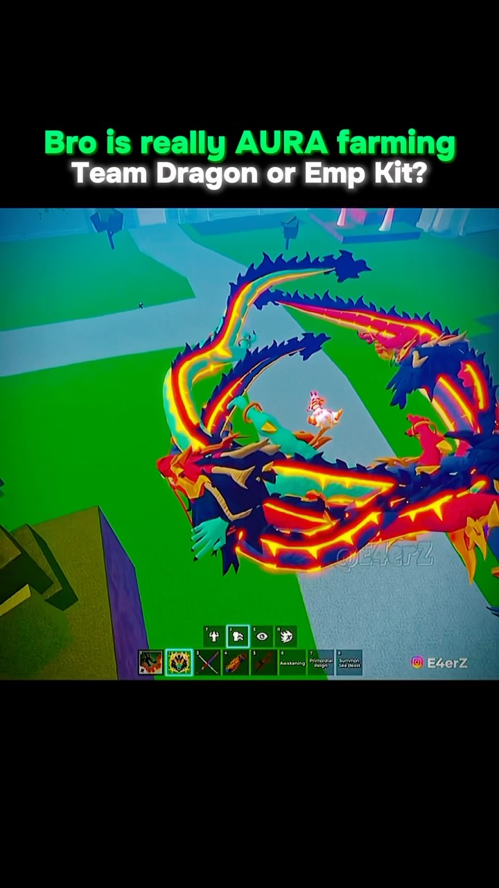 Bro Empyrean Kitsune Aura Farming with 3 Dragons