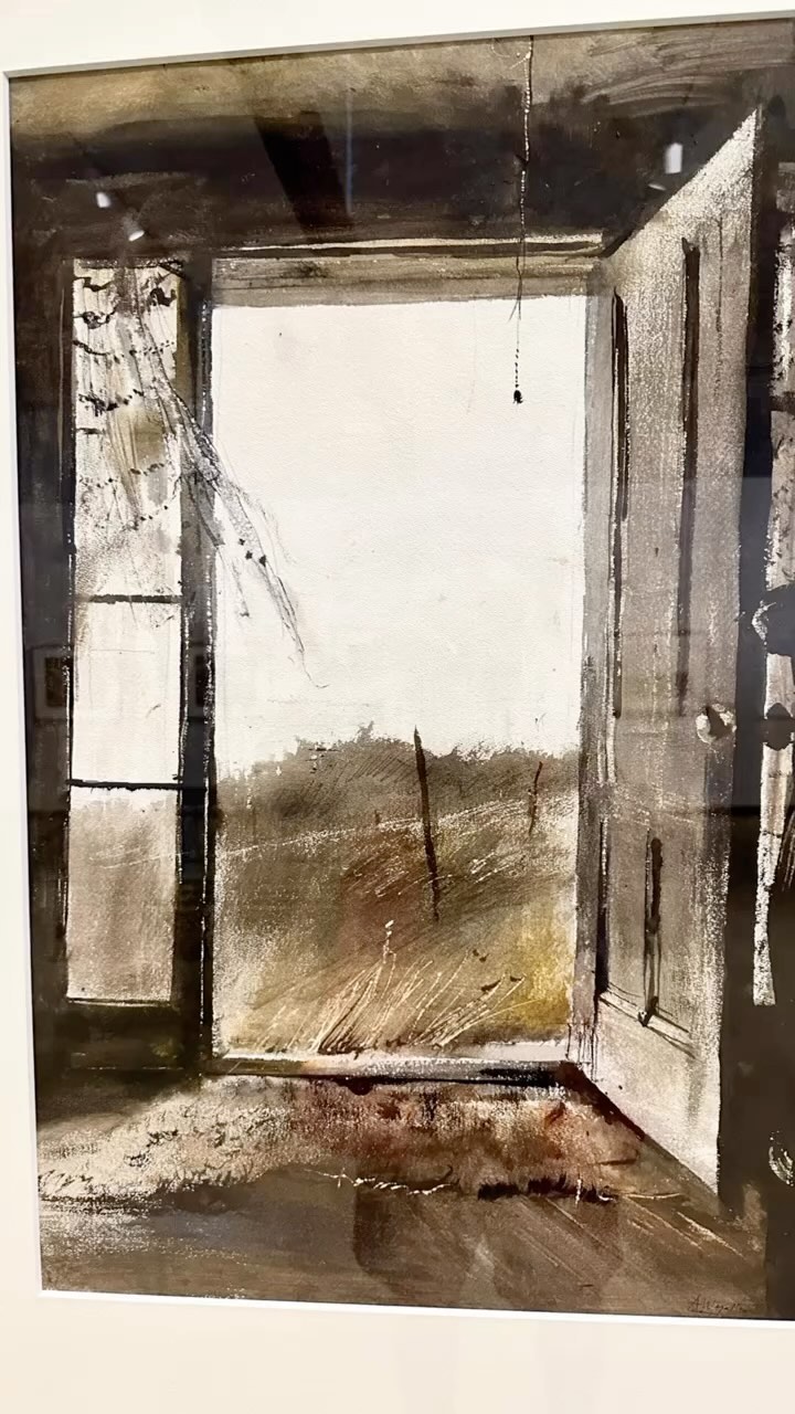 Andrew Wyeth's Olson House watercolor at MoMA