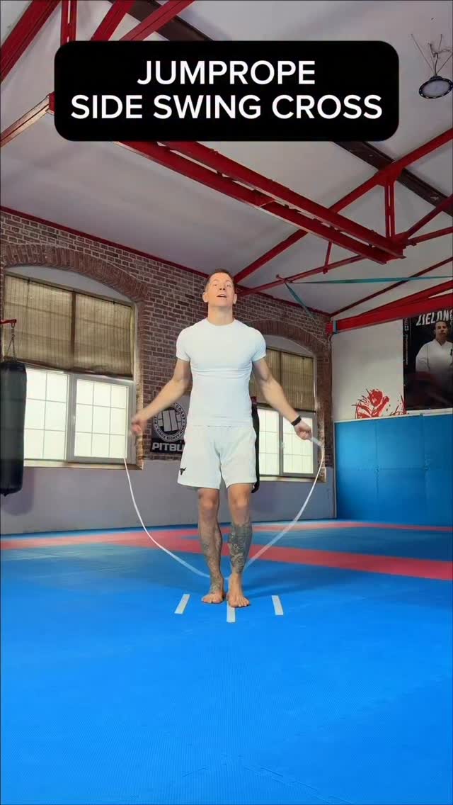 JUMPROPE SIDE SWING CROSS trudna kombinacja - zacznij od jednej strony ...