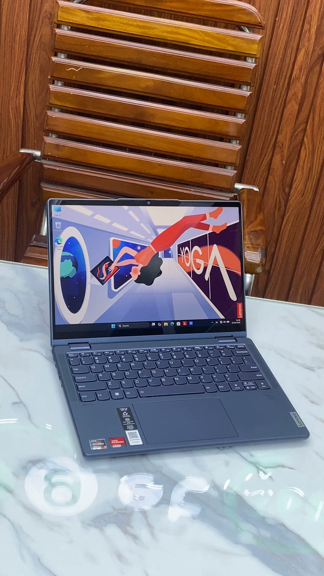 Lenovo Yoga 6 ABR8 AMD Ryzen™ 7 7730U, 16GB Ram, 1TB SSD, 13.8