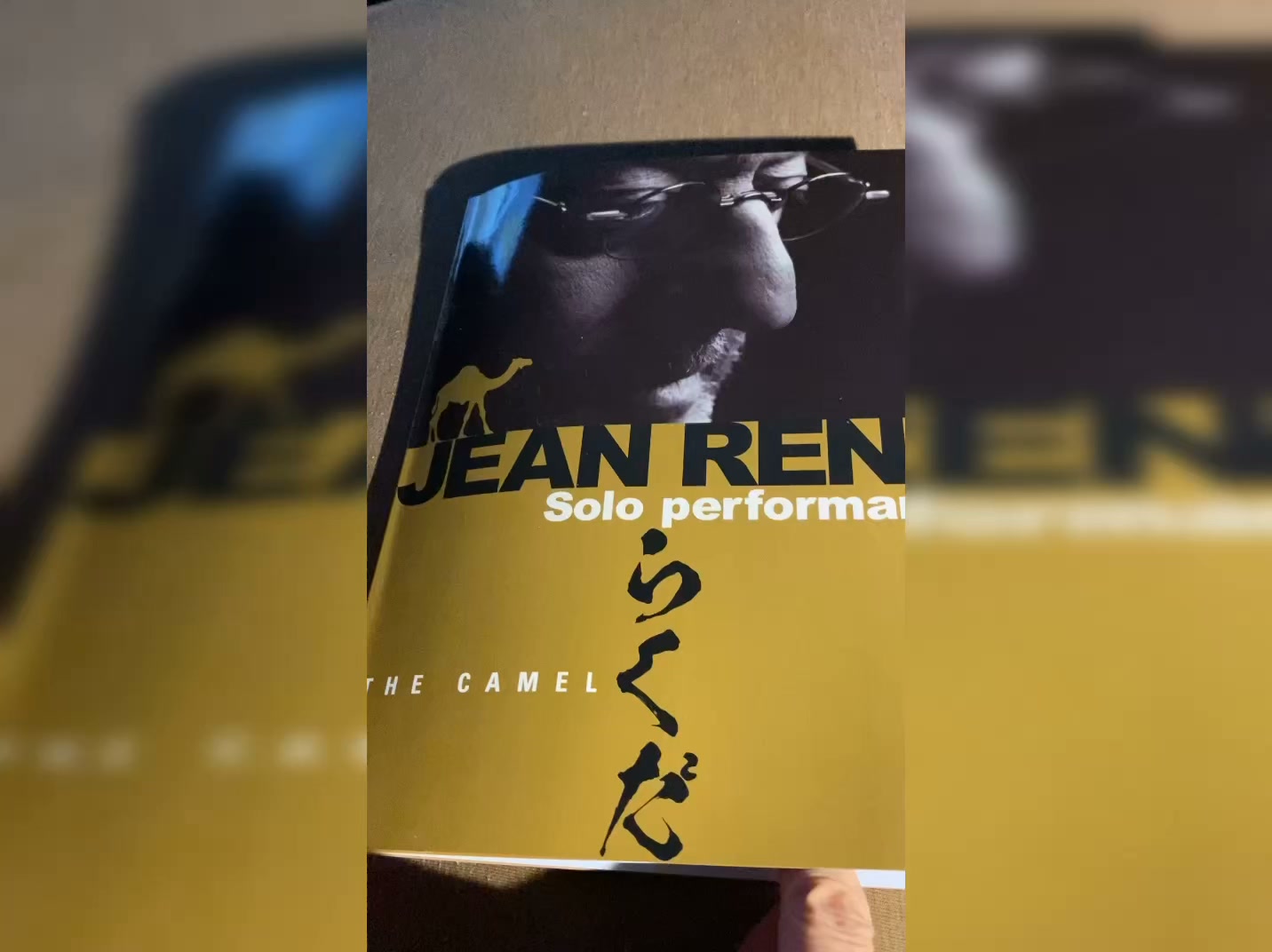 獺祭 Jean Reno Solo performance らくだ 2本パンフ付 獺祭 Jean Reno Solo performance らくだ 2本パンフ付 ジャン・レノ