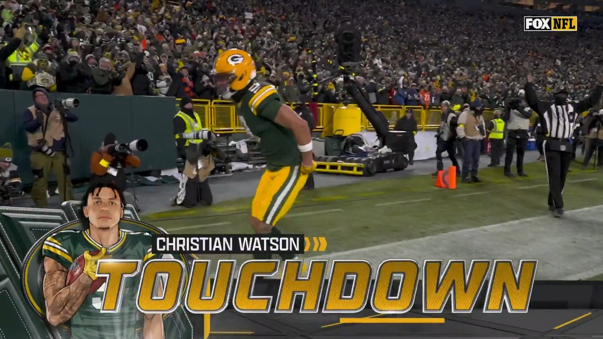 Love to Watson for the Packers touchdown!! (🎥: @NFL) | Green Bay ...