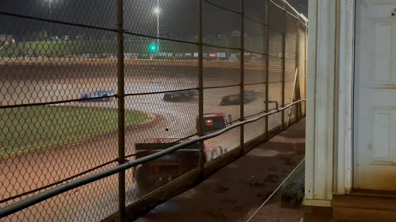 Bryan racing the B-Sportsman feature. | Goodman Racing | Facebook