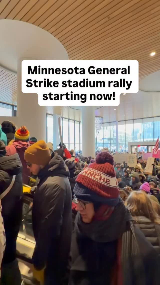 After marching through subzero temperatures, the massive crowd in ...