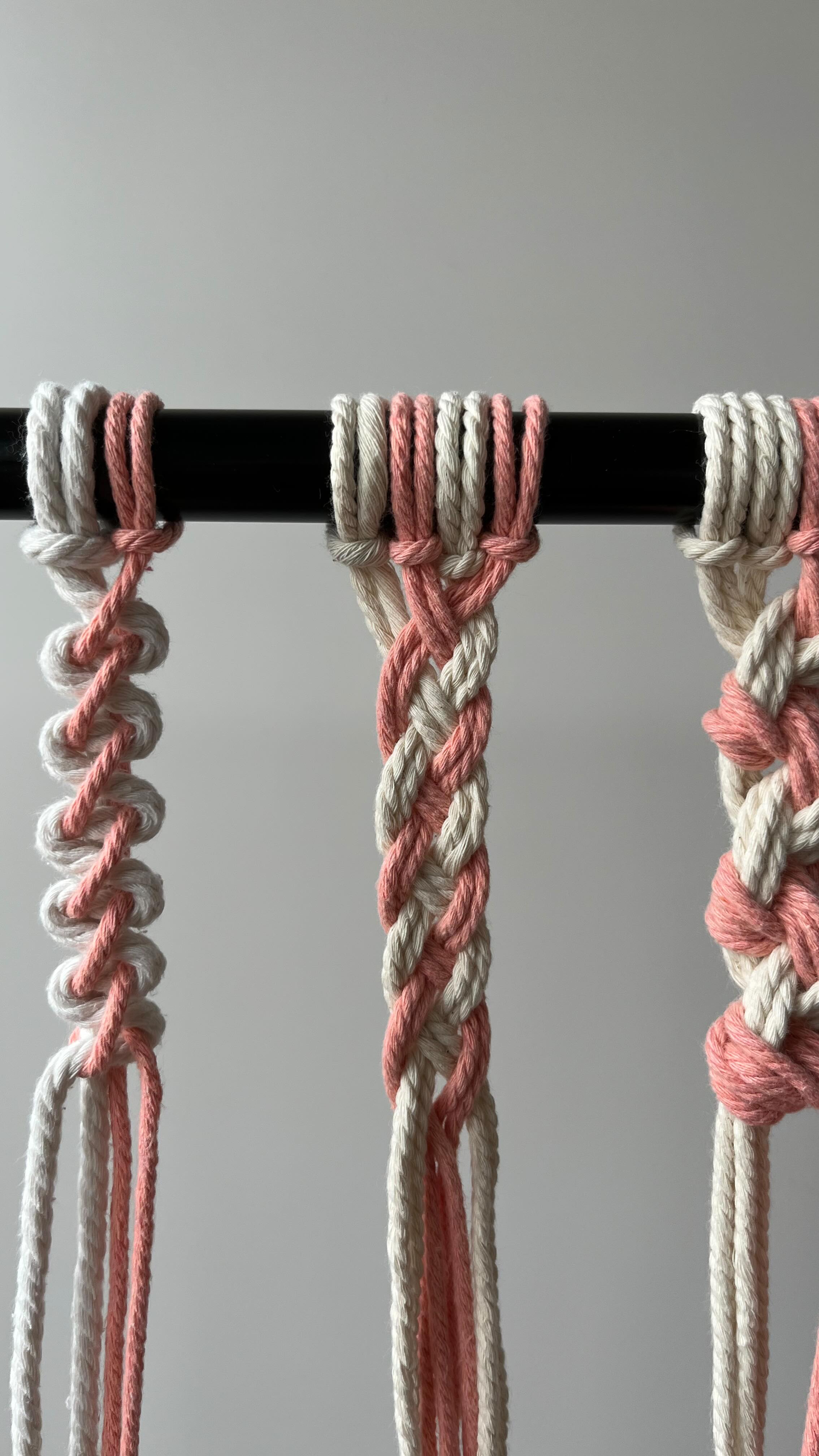 Multicolor macrame knot tutorial 🧶 #macrame #macrametutorial #diy # ...