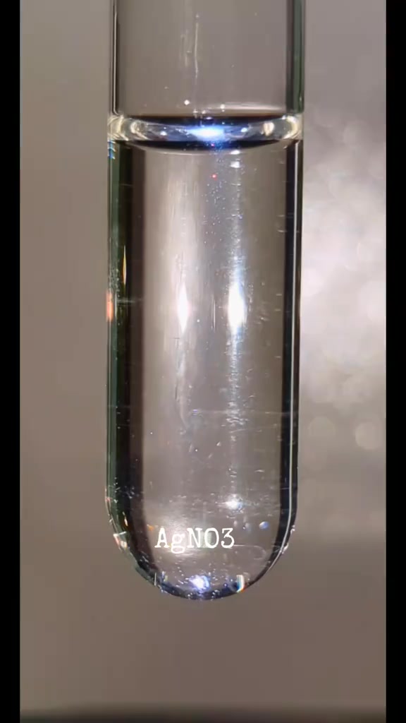Reaction of Sodium Chloride with Silver Nitrate making snowfall # ...
