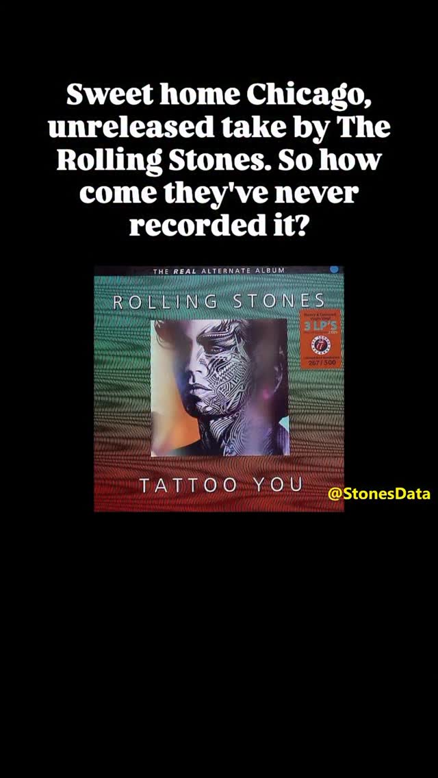 This Rolling Stones' unreleased 1979 cover of 'Sweet Home Chicago