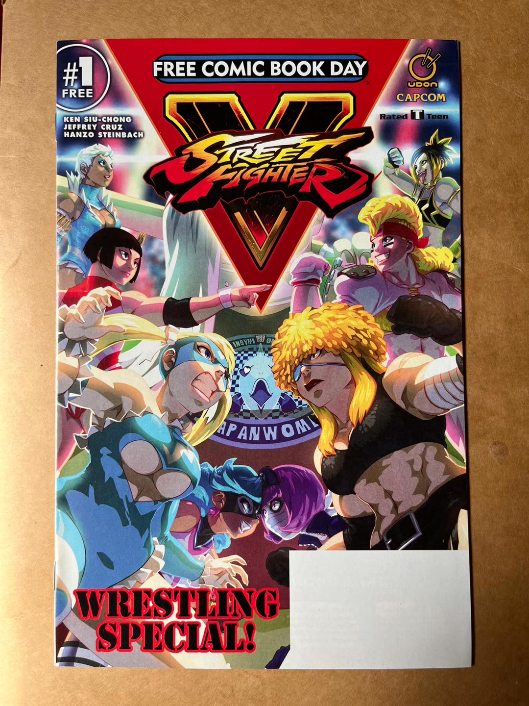 Street Fighter V #1 (Wrestling Special!) This 'Street Fighter V