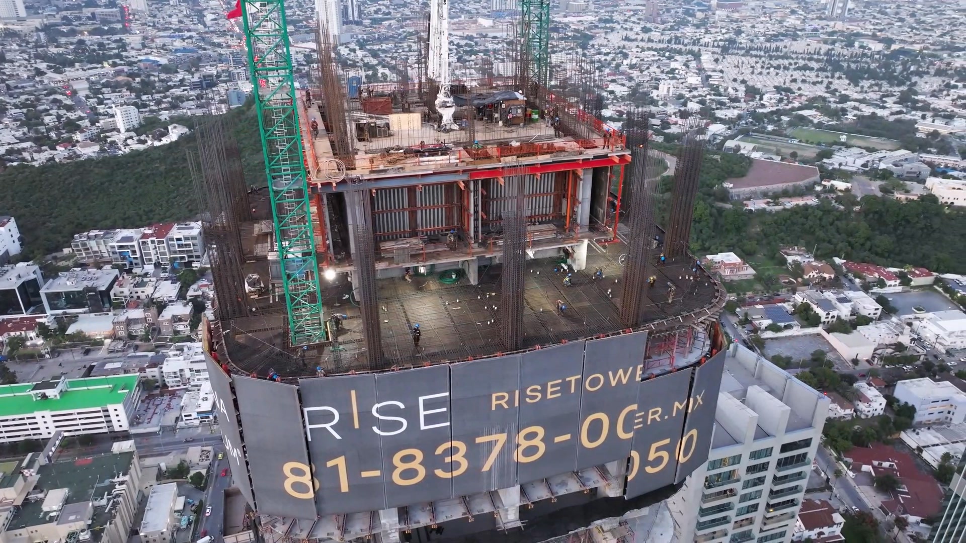 Avances de Torre Rise 2025 Nov #regios #mexico #skyline #monterrey # ...