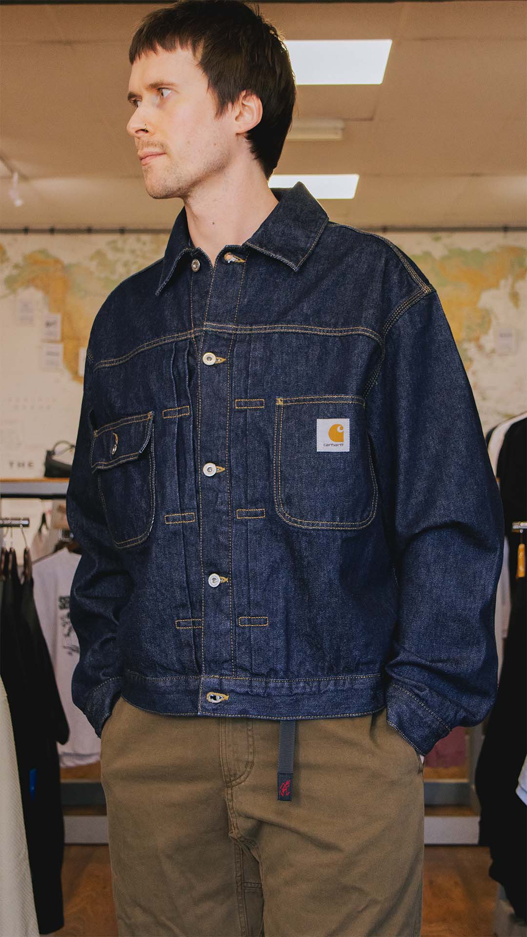 The Carhartt WIP Belmar Jacket. Old school workwear meets modern
