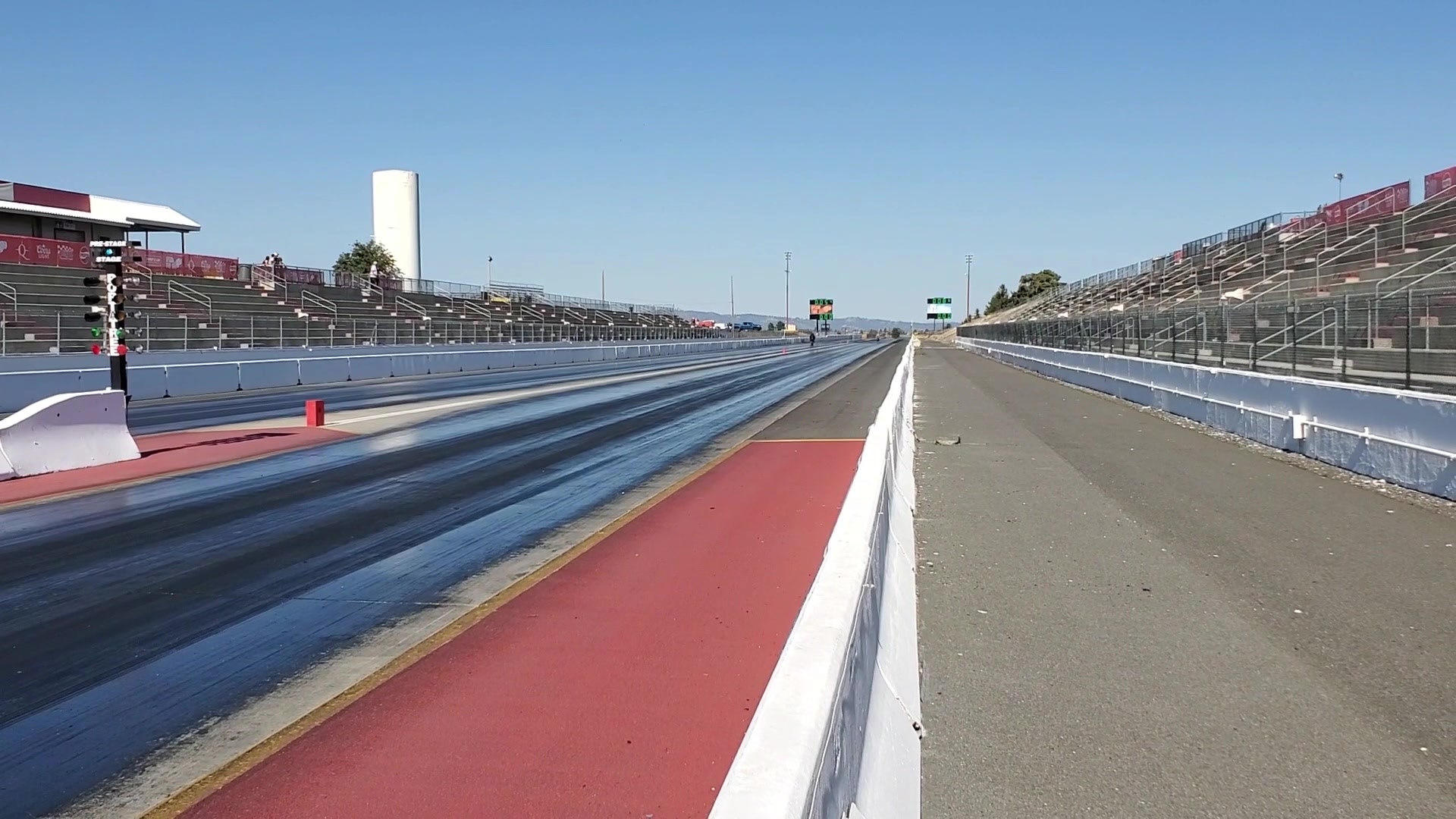 Great racing. Right lane 8.52 at 174mph. That's moving. Not sure who ...