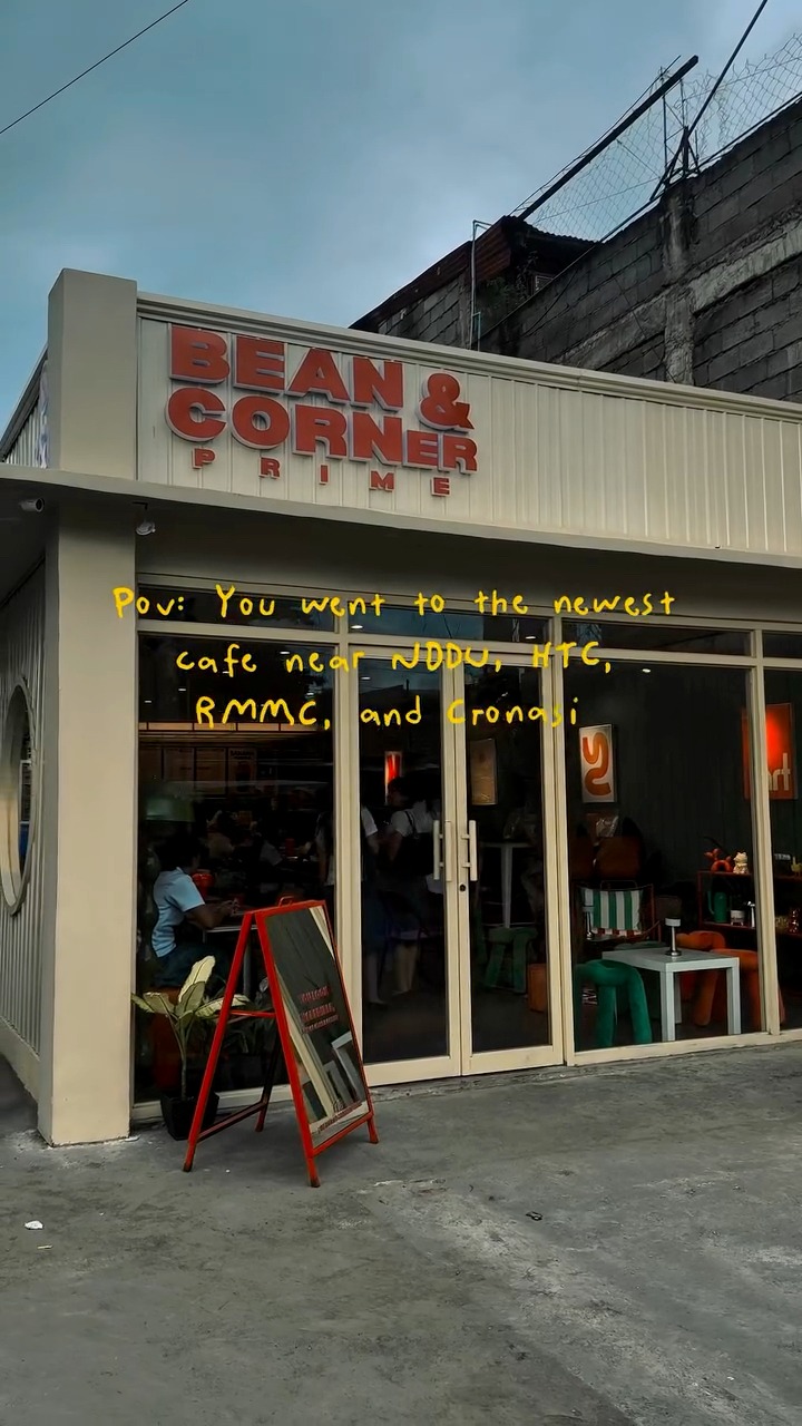 POV: You went to the newest café near NDDU, HTC, RMMC, and Cronasia ...