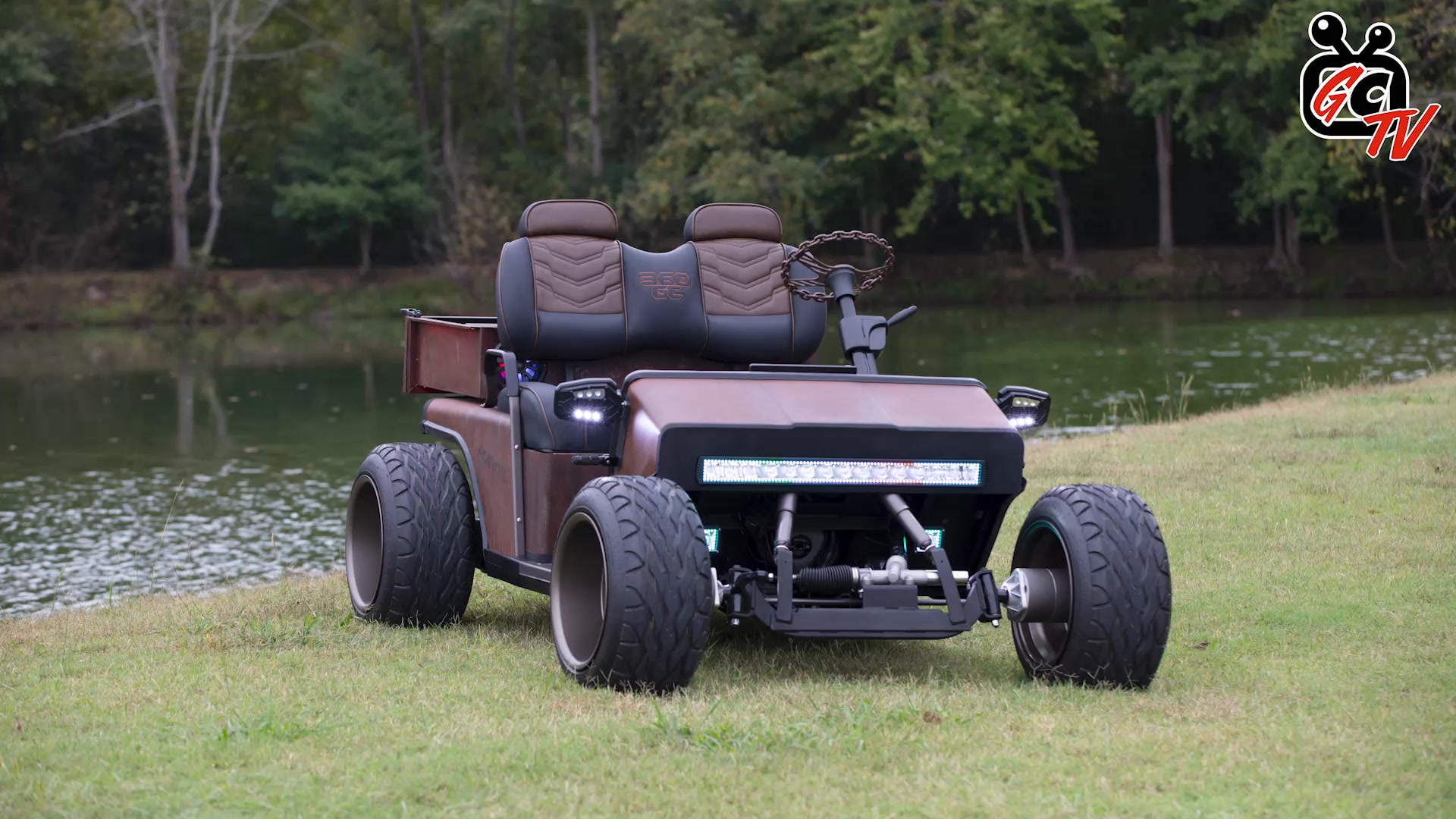 Full video showing off this impressive rat rod cart from 360 Golf Carts ...