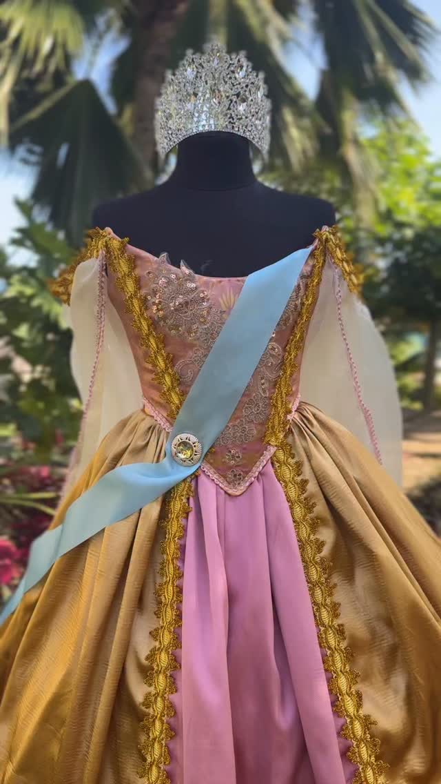 Anastasia Inspired Coronation Gown Cosplay Costume Design