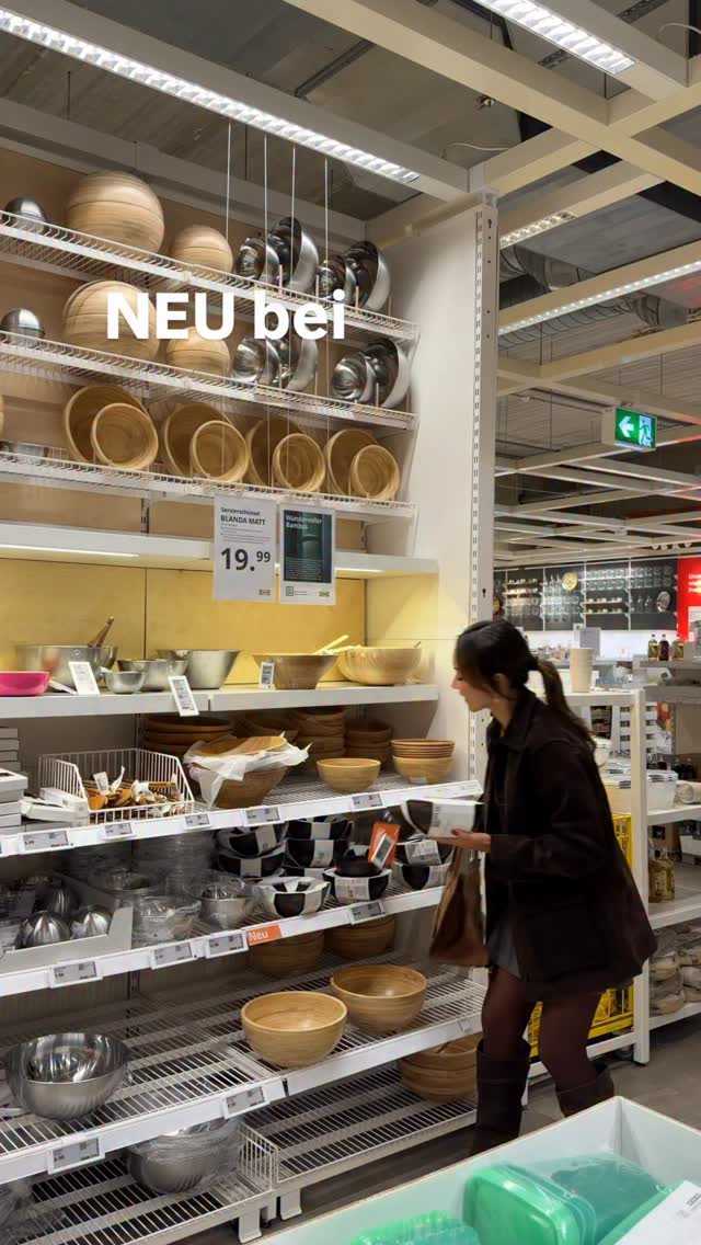 Neue Schalen bei IKEA ✨, Habt ihr die neue bunte Kollektion gesehen? 😅 , Ich glaub… ich bleib lieber bei meinen ruhigen Tönen 😂🤎…(heißt nicht, dass ich nicht mal einen kleinen Eye Catcher mag ☺️),