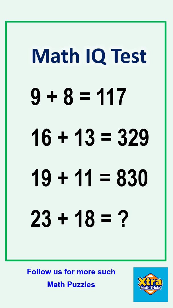 Can you solve it? Answer in the Comment box. IQ Test | Riddles | Solve ...