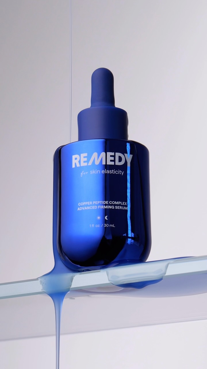 Meet the newest addition to your routine: Remedy Copper Peptide Complex Advanced Firming Serum. This dermatologist-created formula is powered by a high concentration of pure GHK-Cu, a copper peptide that supports the