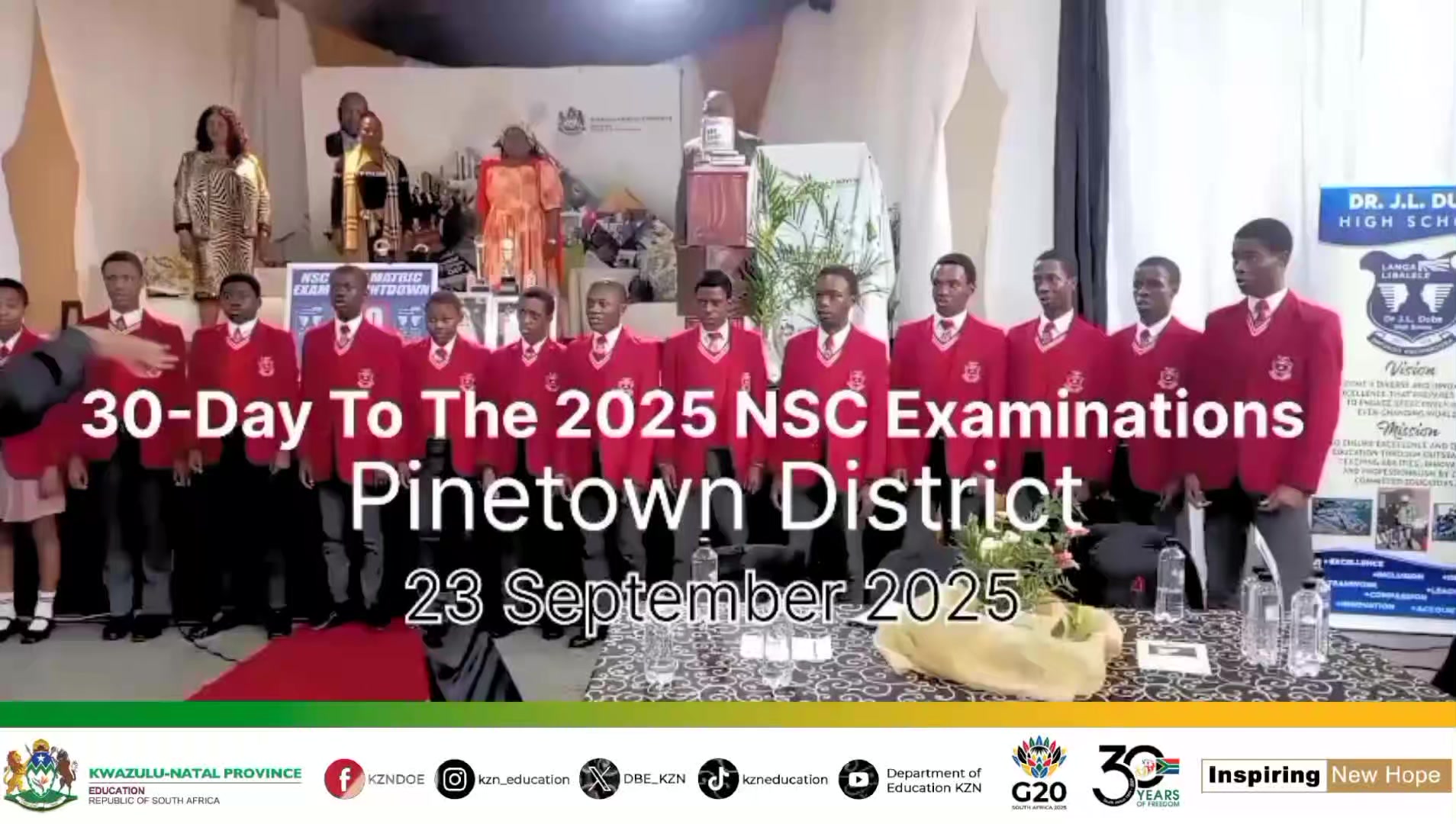 Class of 2025 – 30-Day Countdown to the NSC Examinations The KwaZulu ...