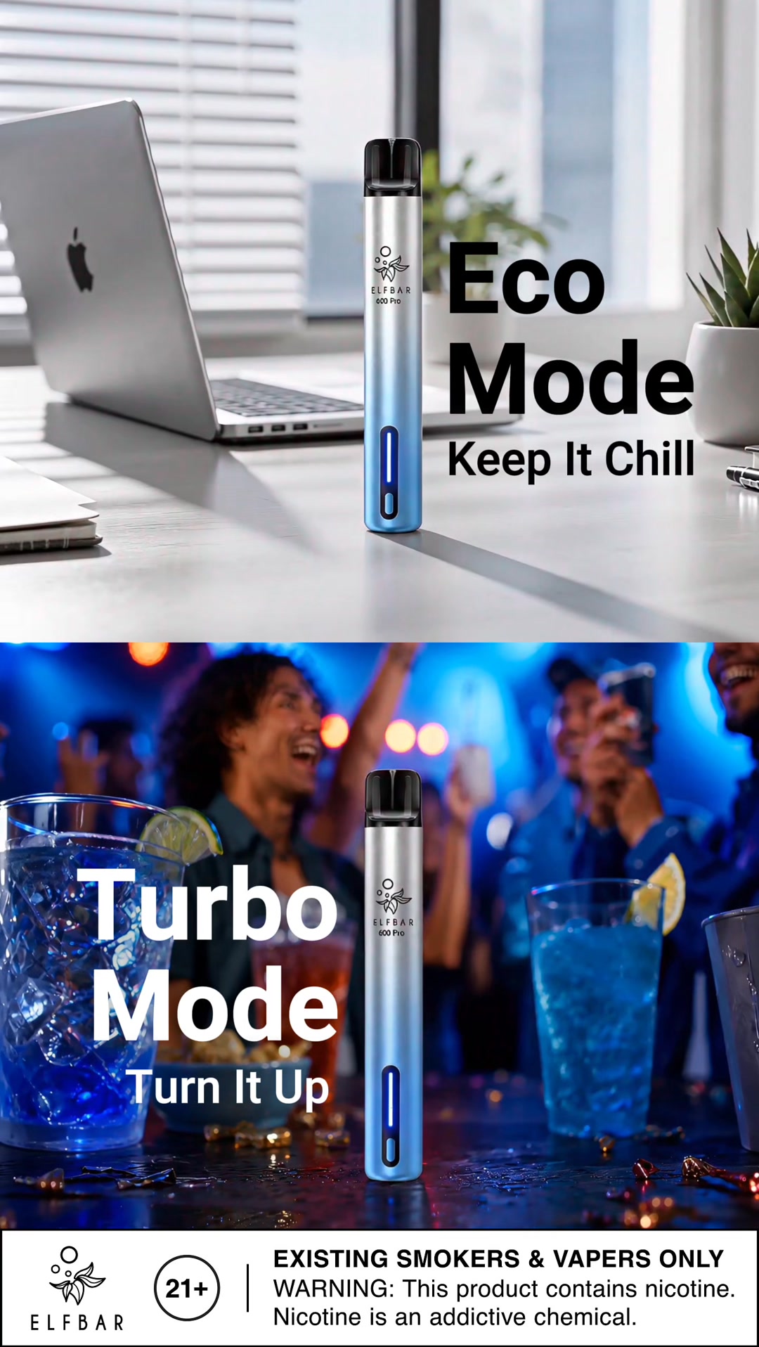 elfbar turbo mode Eco or Turbo, 600 PRO has you covered., Which one are you rocking today — Eco or Turbo?, #ELFBAR600PRO #ItsProTime #NewLaunch #ELFBAR | Elfbar.official Elfbar Liquid elfbar turbo pods Geschmack::Hazelnut Coffee Elfbar 30ml E-liquid –