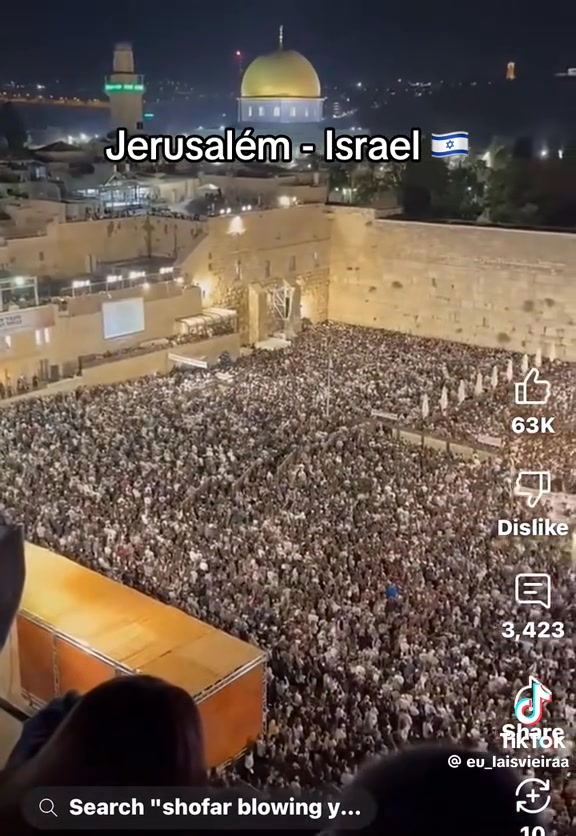The Shofar 100 Blasts, streamed LIVE from Jerusalem! The Feast of ...