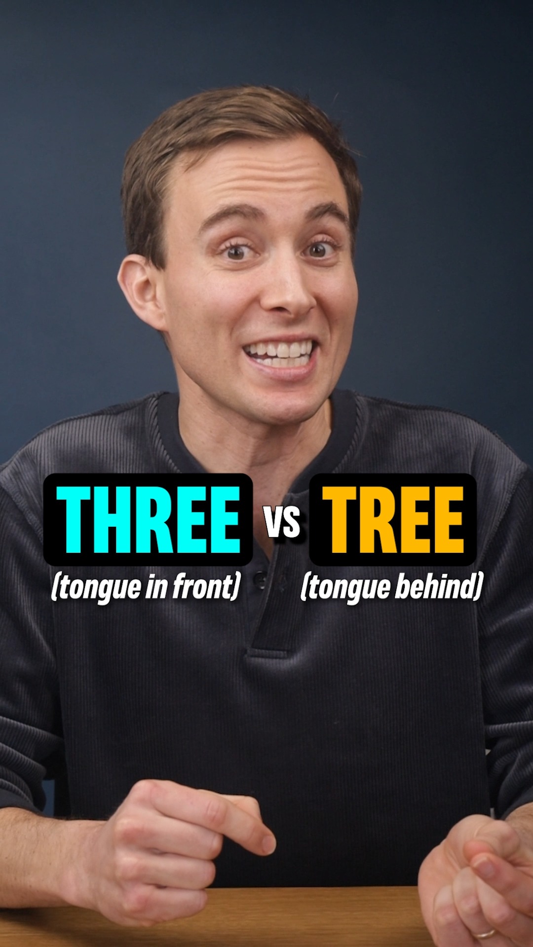 How to Pronounce: THREE vs TREE | Brian Wiles - Captain English | Facebook