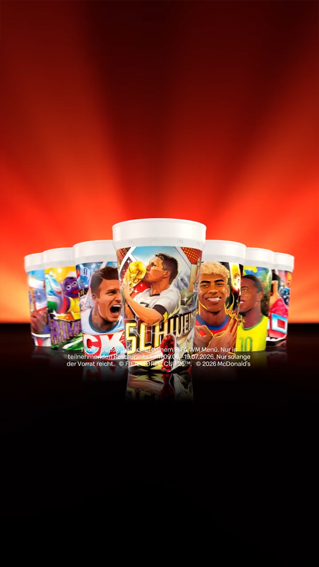 Jetzt wird gesammelt! ⚽🥤 Sichere Dir jetzt Basti's Cup
