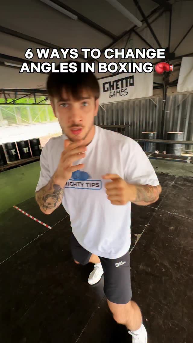 6 ways to change angles in boxing 🥊 #boxing #training #martialarts # ...