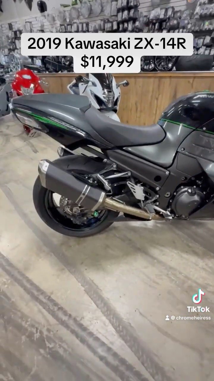 2019 Kawasaki ZX-14R (Preowned) - 14,920 Miles- $11,999 ​Dual Slip