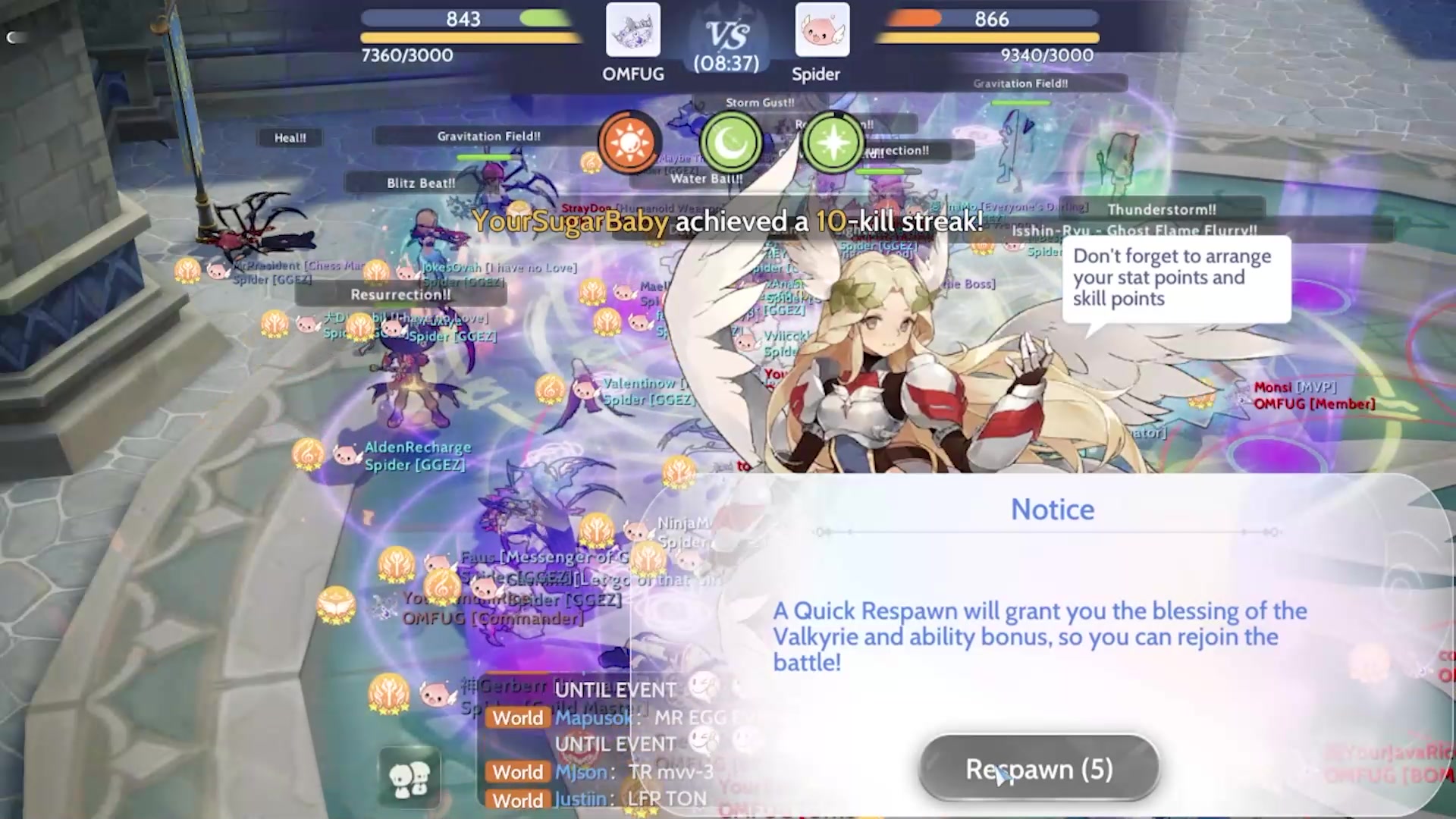 Another intense battle between Prontera 6's Bright Sun guilds. It's ...