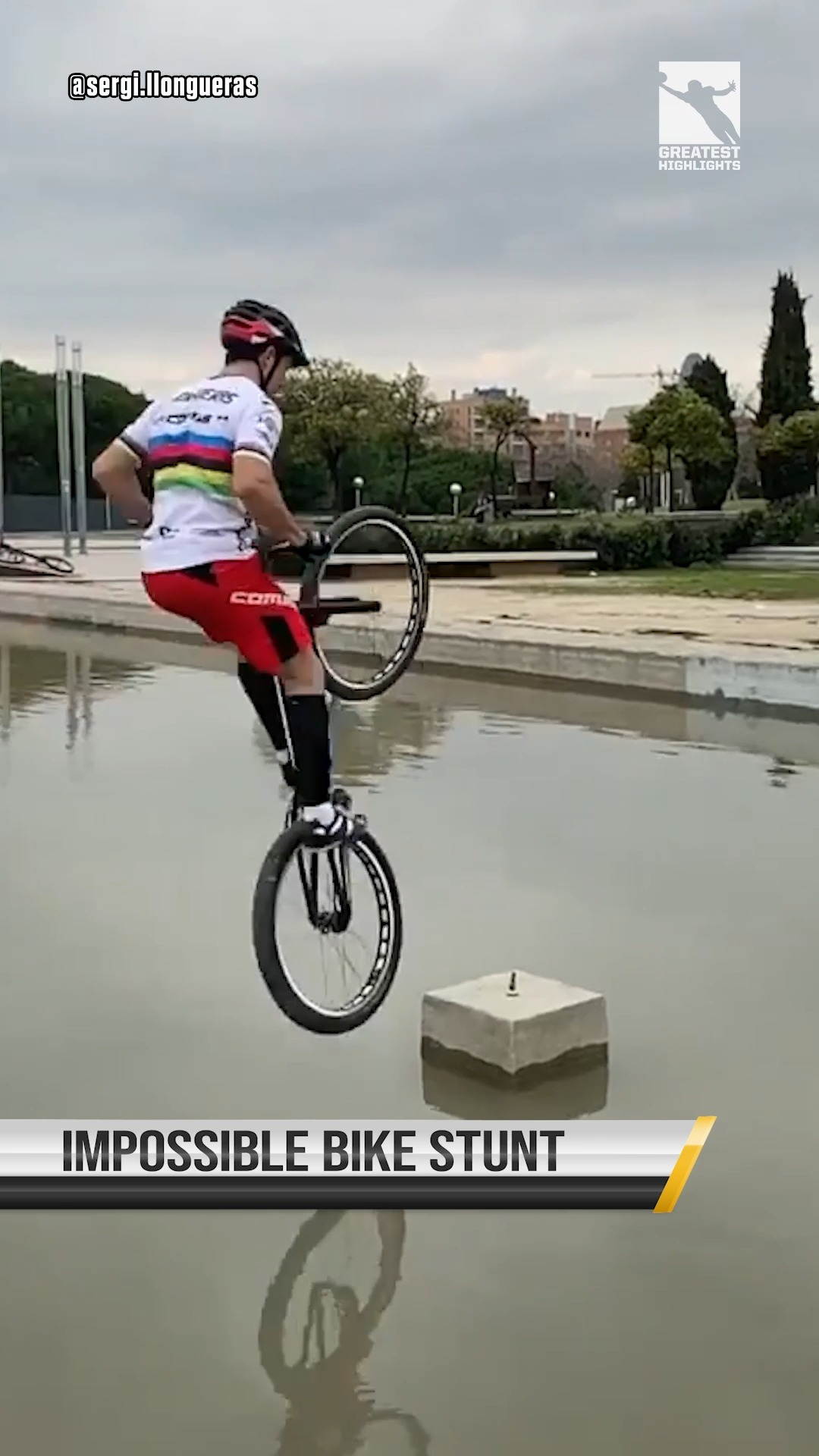 impossible bmx bicycle stunts Boy This Trick From 1985 Is