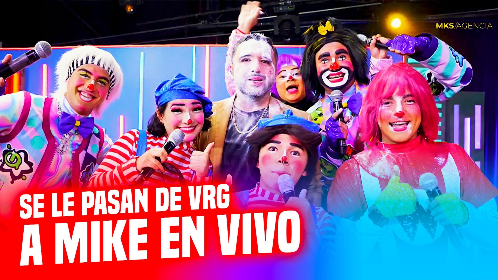 Maquillan a Mike Salazar de Payaso SALE MAL - ️🤡 Los Mesmos Show, K ...