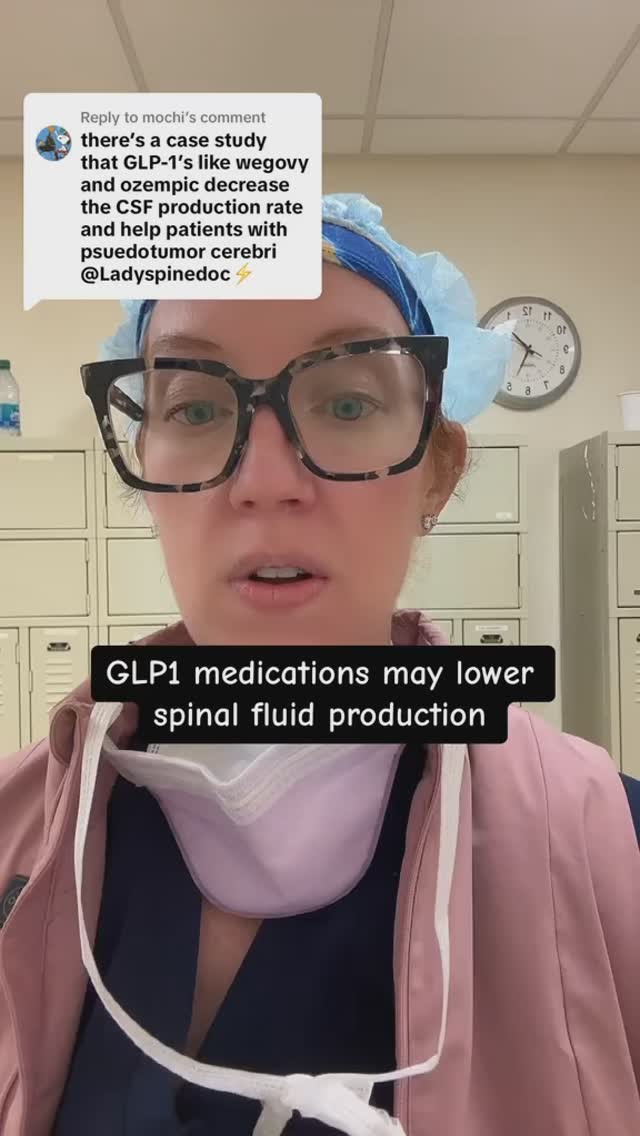 GLP-1 medications and pseudotumor cerebri / idiopathic intracranial hypertension #pseudotumorcerebri #iih | Dr. Betsy Grunch - Ladyspinedoc