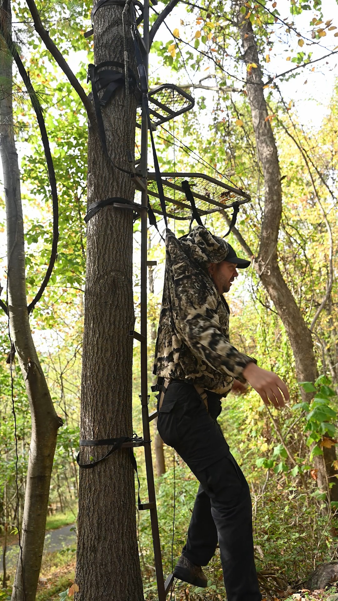 🪢 Tether tested. Tree stand approved. 💪 See the TimberGhost Jacket hold ...