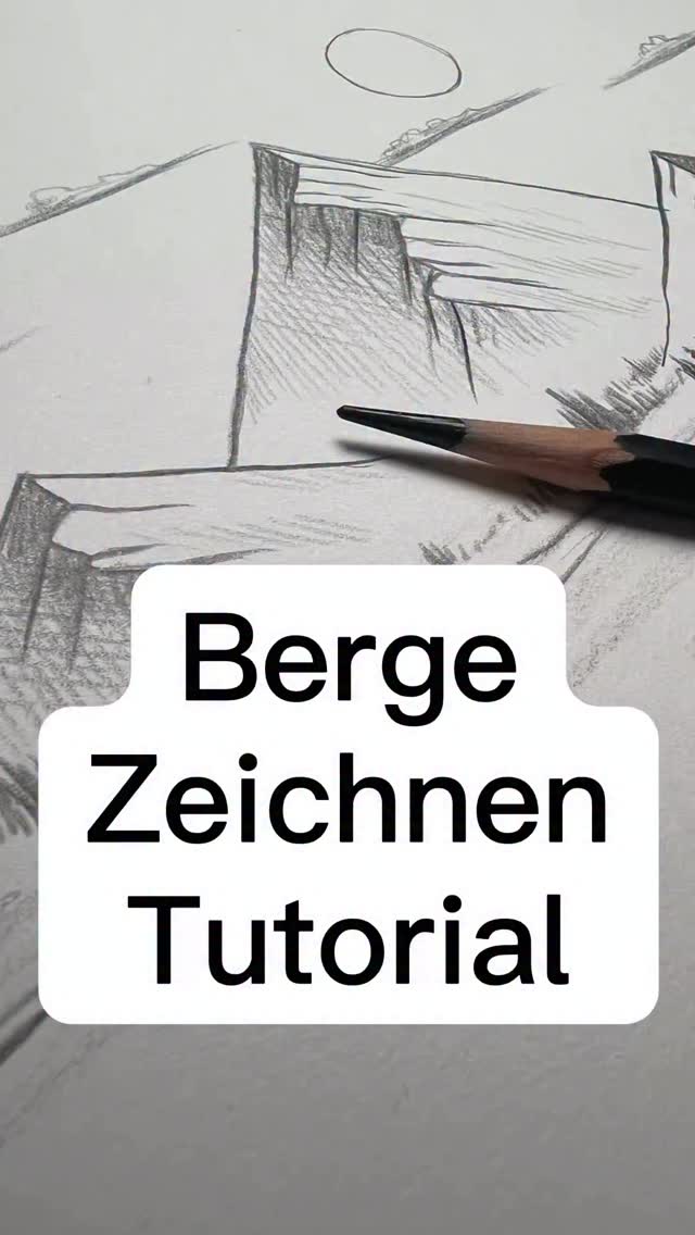 ⛰️ Berge zeichnen Tutorial – einfache Übung perfekt für Anfänger:innen ...
