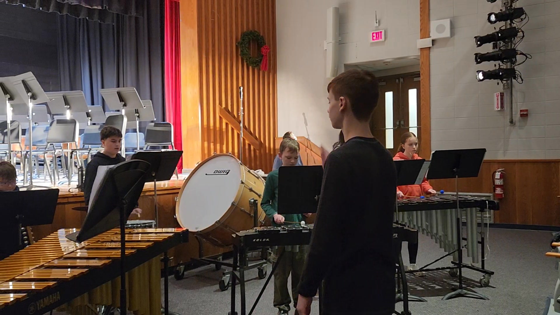 Percussion Ensemble getting ready for Wednesday's Concert! | Riverside ...