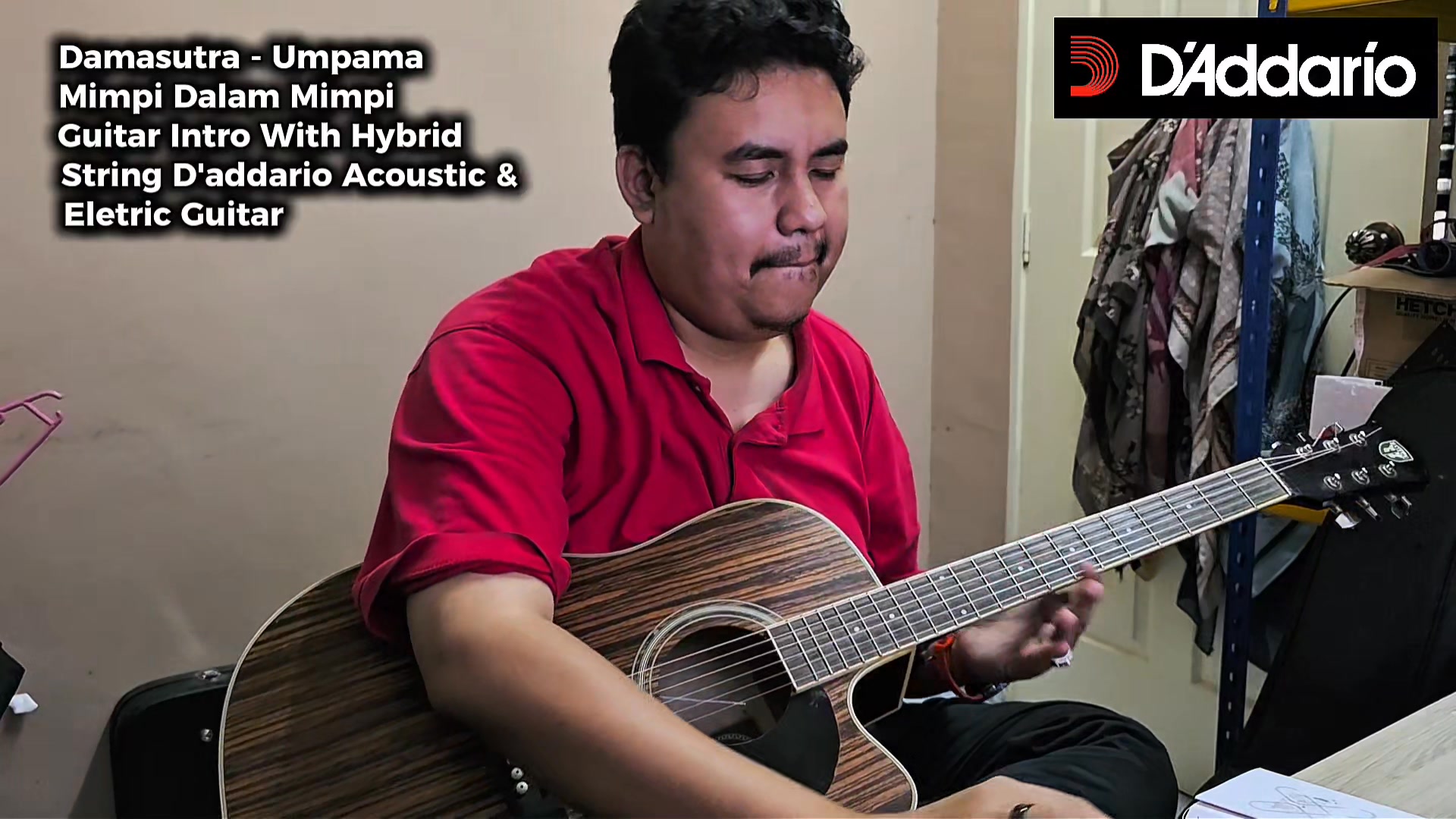 Cubaan Eksperimen Hybrid String Akustik Dan Electric String...Susunan ...