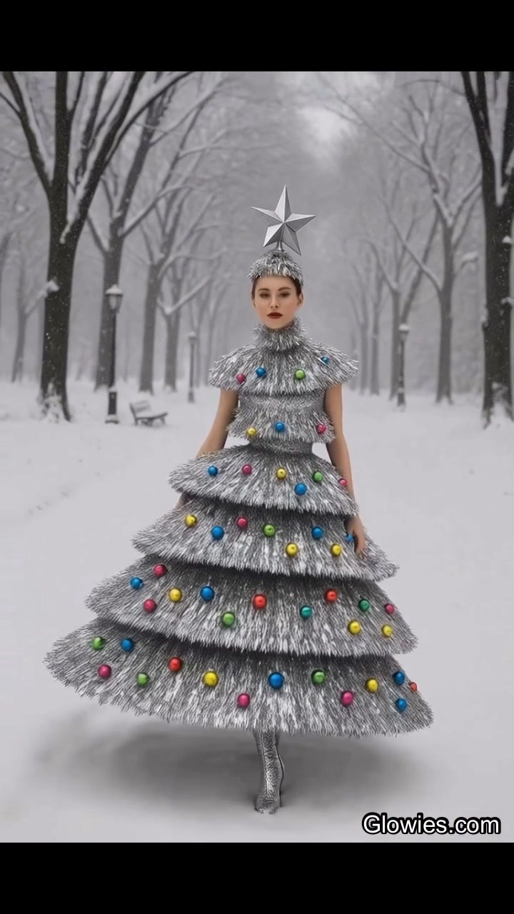silver dress christmas tree Tinsel Chrome in Snowy Park big lots dress form christmas tree homegoods