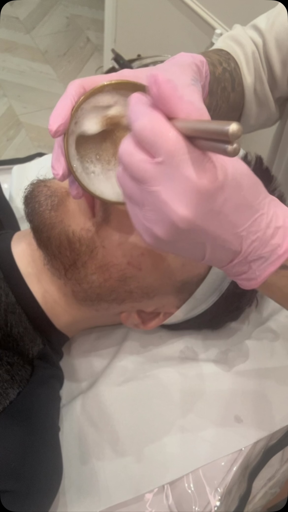 I love all my clients but this one is definitely my favourite ❤️ my son ❤️, Today’s treatment is microneedling with GHK-Cu serum... and if you’re into skincare, you’ll know GHK-Cu is one of the 