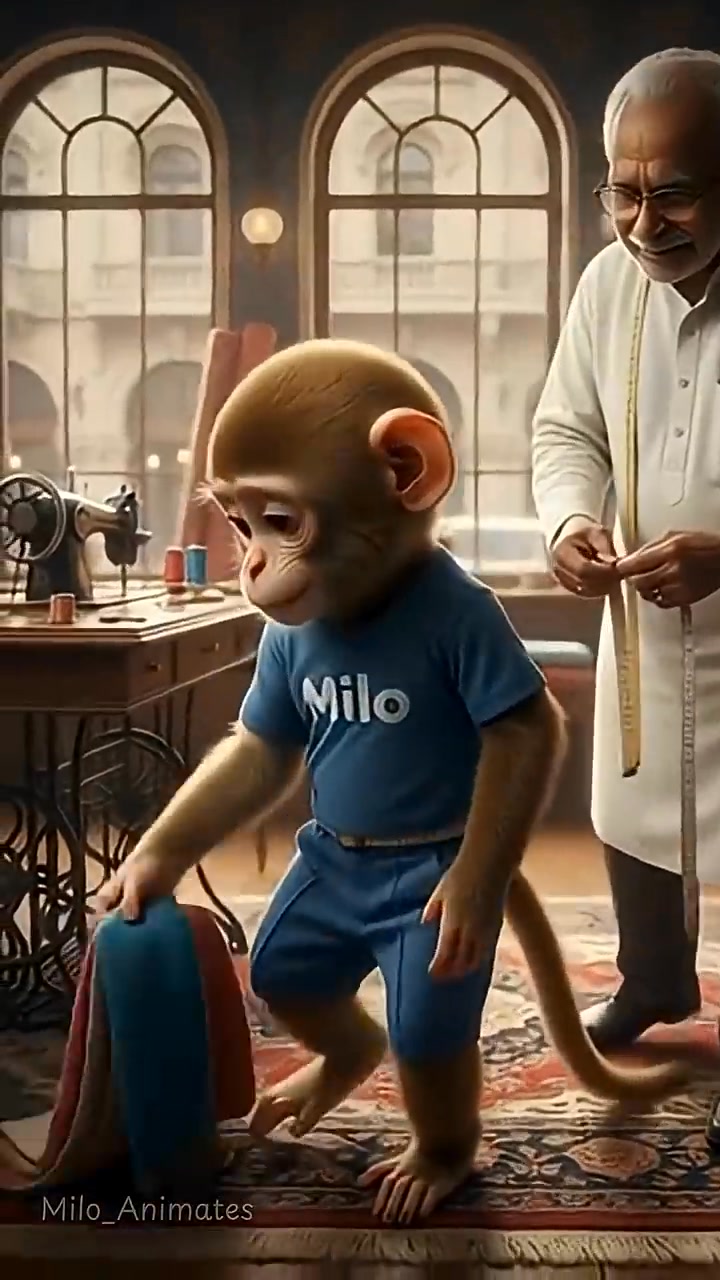 Milo’s Pain Becomes Power 💪🔥⚡ #monkey #shorts #monkeystory #india ...