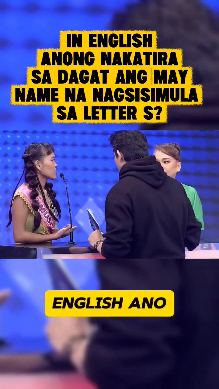 In English Anong nakatira sa dagat ang may name na nagsisimula sa ...