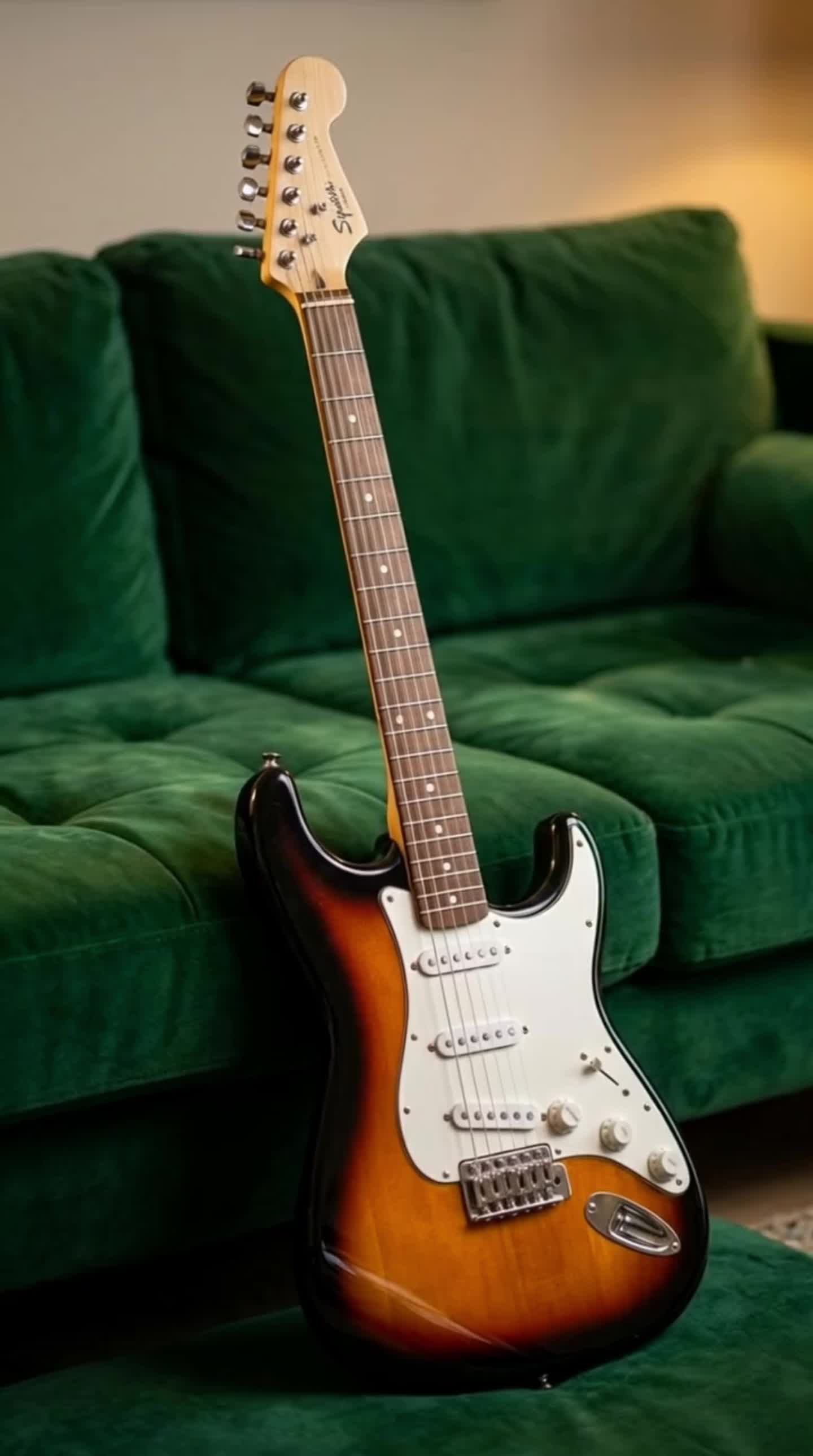Classic tone. Iconic shape. 🎸⚡ This Squier Bullet Strat by