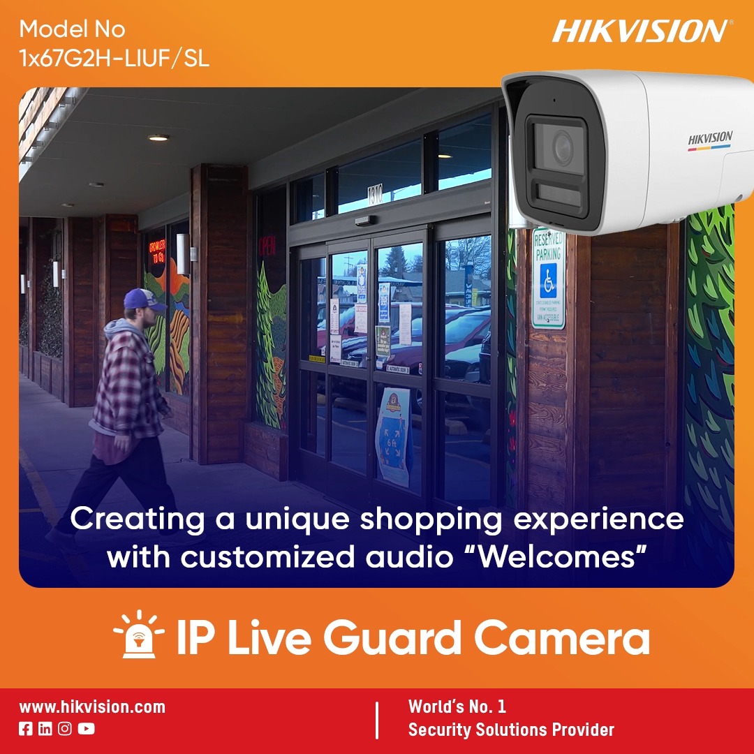 🛍️ Go beyond security — create a smart, welcoming space! With Hikvision ...