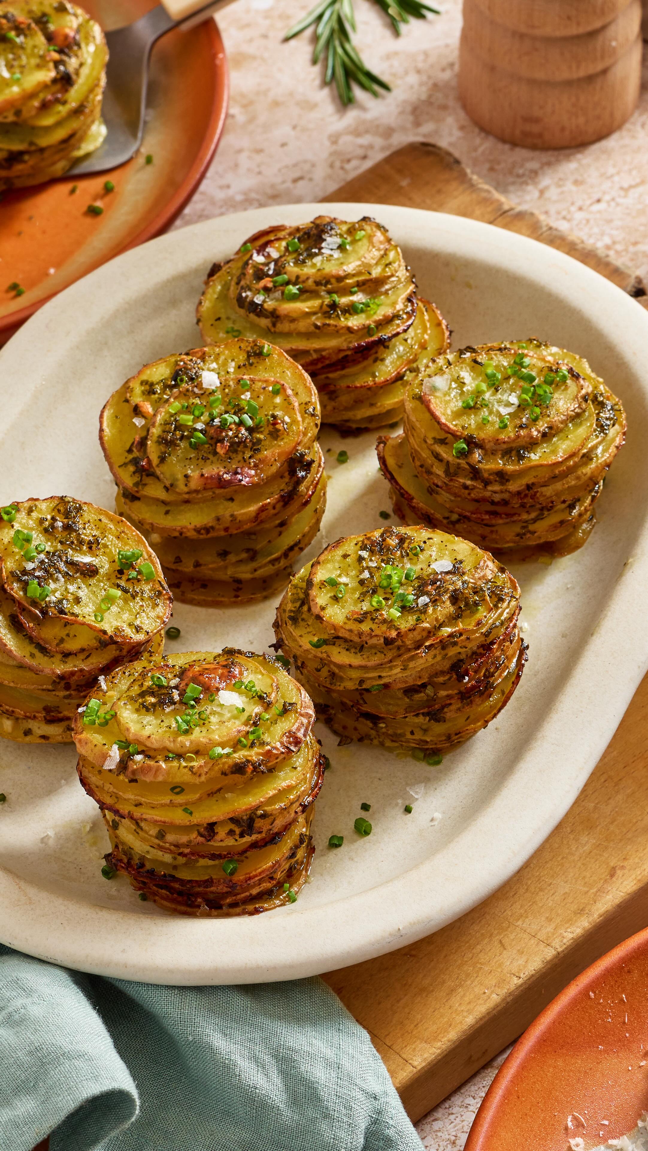 @kalejunkie GARLIC & HERBS POTATO STACKS! I am officially ready for ...