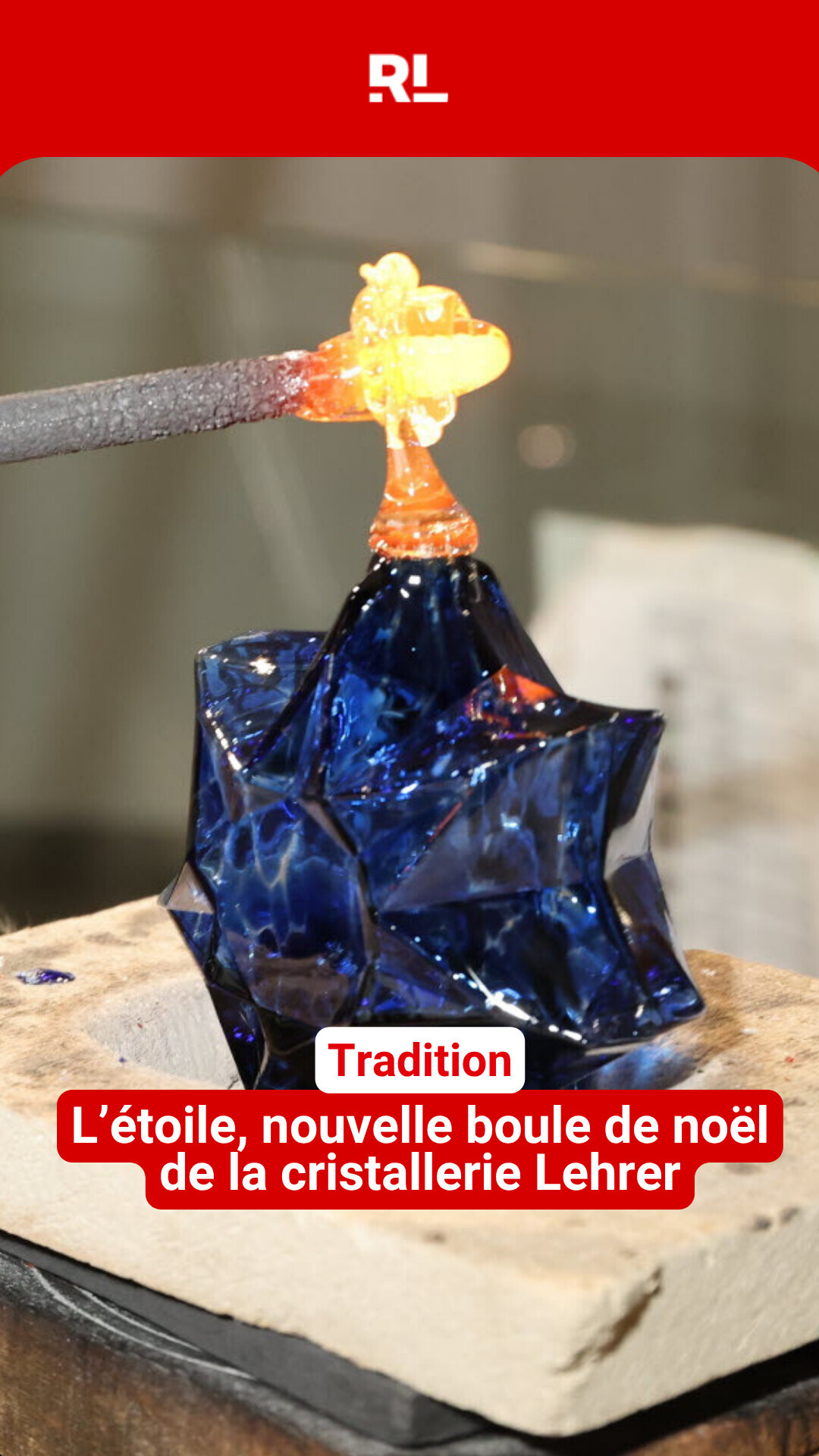 🌟 Pour la septième année, la cristallerie Lehrer à Garrebourg sort sa boule de Noël millésimée. Il s’agit d’une étoile de 12 cm pesant 140 g en cristallin sans plomb, déclinée en douze coloris. En ce