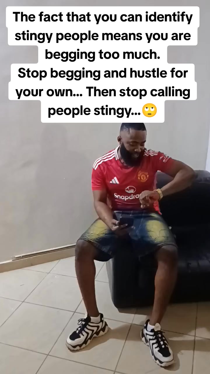 The fact that you can identify stingy people means you are begging too ...